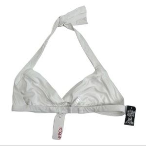 ERES Vedette Full Cup Triangle Bikini Top in White Size FR44/US12